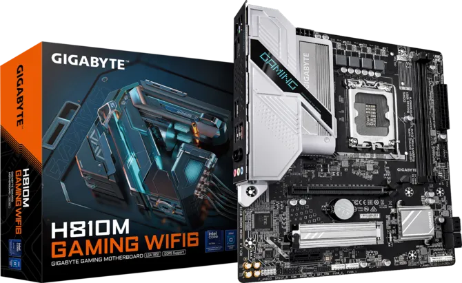 GIGABYTE H810M GAMING WIIFI6 HDMI-DP PCIE 4.0 1851p mATX