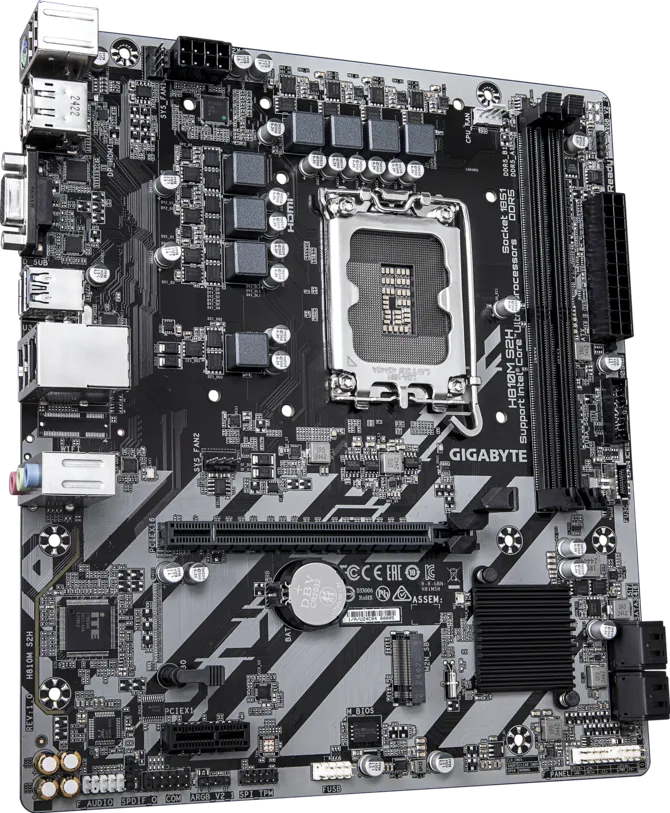 GIGABYTE H810M-S2H DDR5 HDMI-DP PCIE 4.0 1851p mATX ikinci görünüm