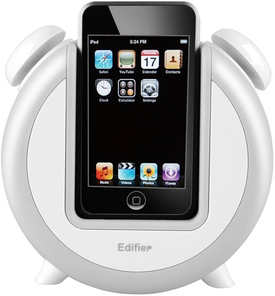 EDIFIER Image Series IF200Plus Retro Çalar Saat Tasarımlı iPod Hoparlör Dock Sistem ikinci görünüm