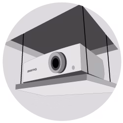 BENQ 6000ansilümen LU935 1920x1200 4K Toz Geçirmez Motorlu (IP5X) HDBaseT Kurumsal Lazer Projeksiyon Cihazı
