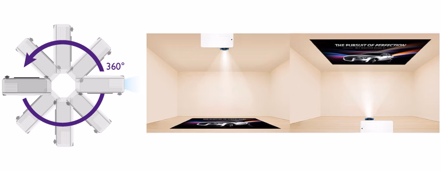 BENQ 6000ansilümen LU935 1920x1200 4K Toz Geçirmez Motorlu (IP5X) HDBaseT Kurumsal Lazer Projeksiyon Cihazı