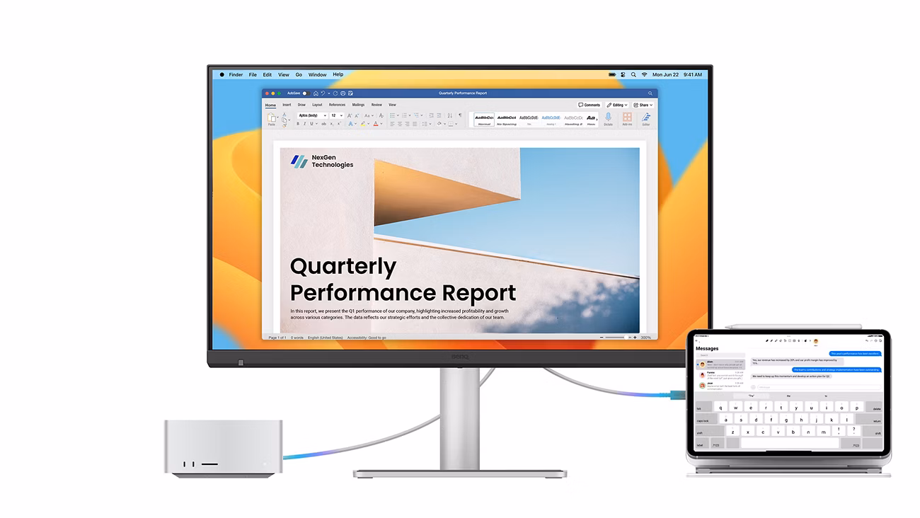 BENQ 27" IPS MA270S 5MS 70HZ HDMI-TYPECThunderbolt 4 Mac Tasarımcıları İçin Nano Gloss Monitör 5120x2880