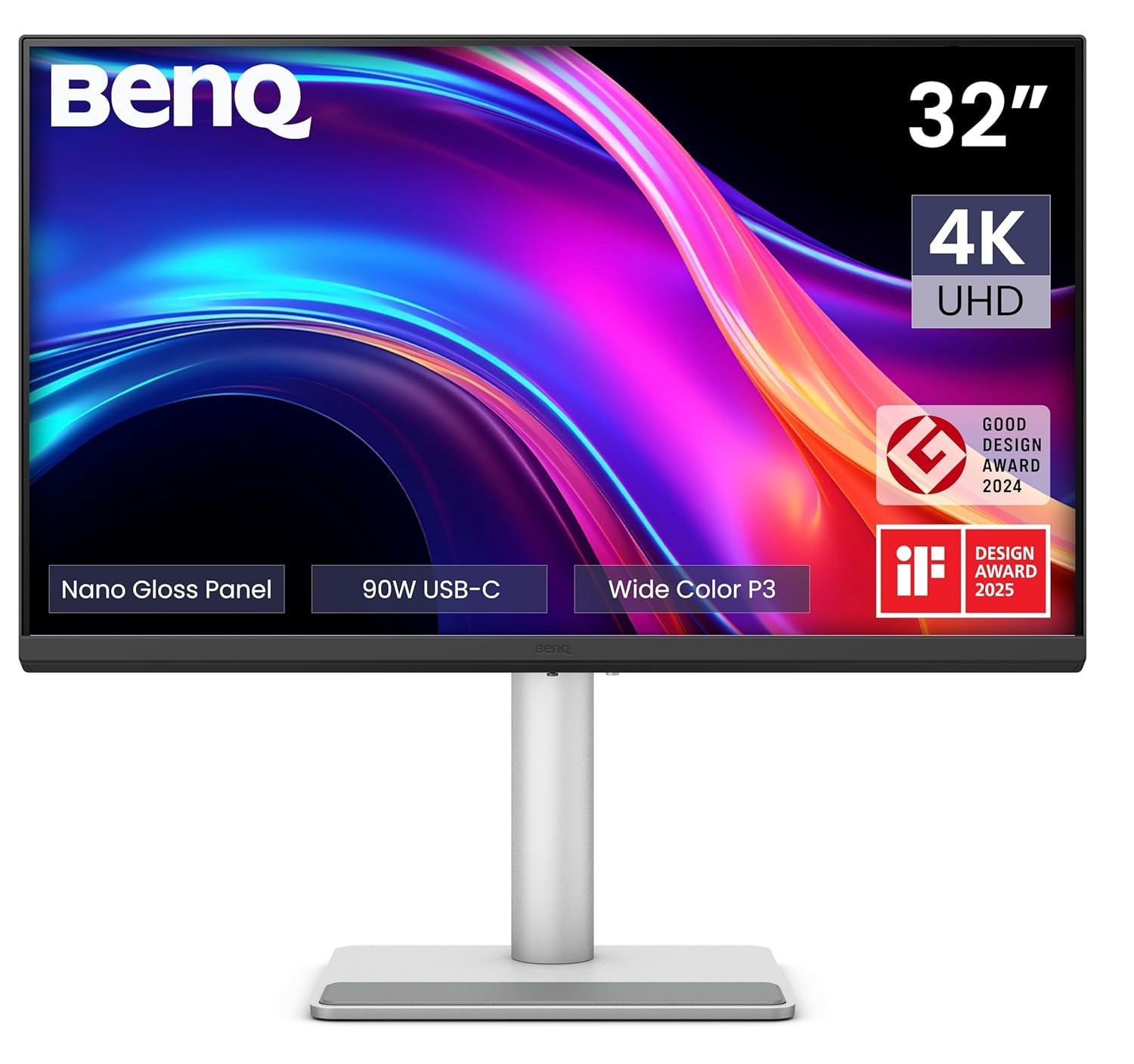 BENQ 31.5" IPS DesignVue PD3220U 5MS 60HZ HDMI-DP Thunderbolt 3 Nano Mat MacBook Monitörü 3840X2160