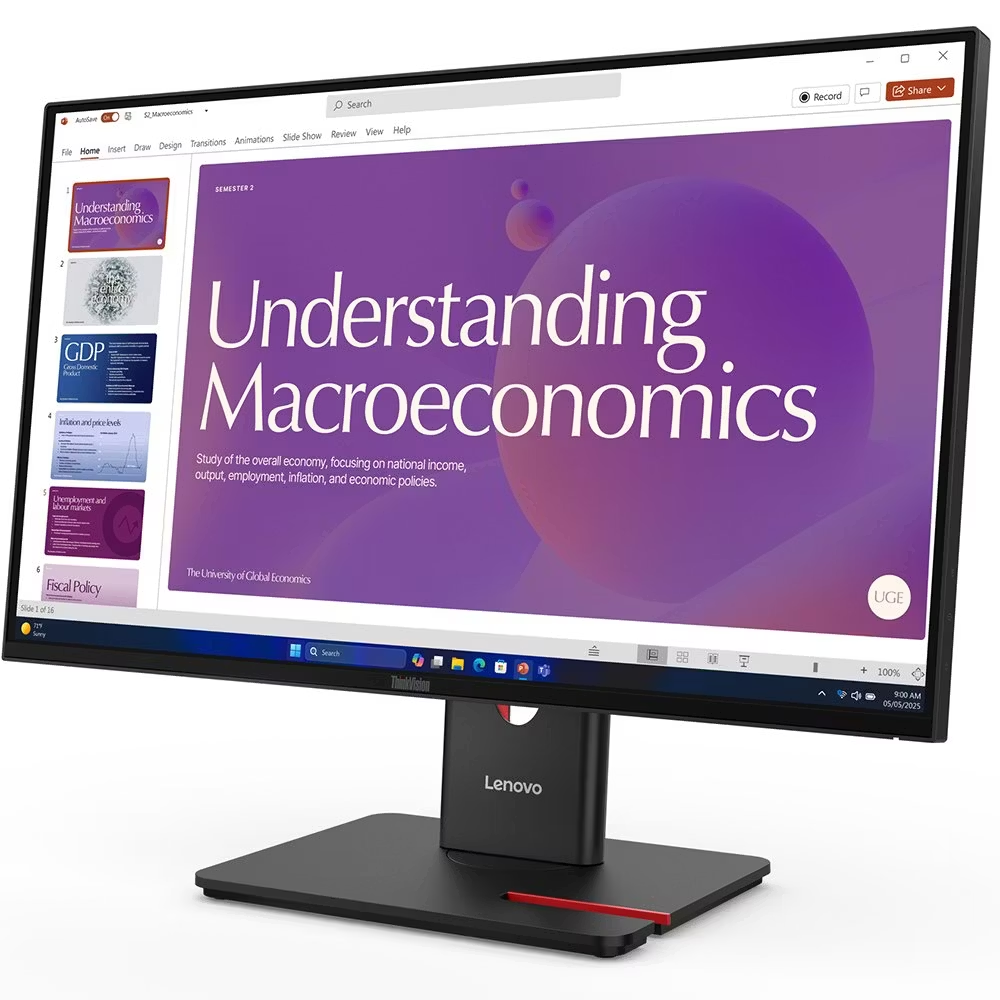 LENOVO 23.8" IPS ThinkVision T24D40 4MS Monitör HDMI DP Pivot Monitör (1920 x 1080) / 64B9GAT1TK