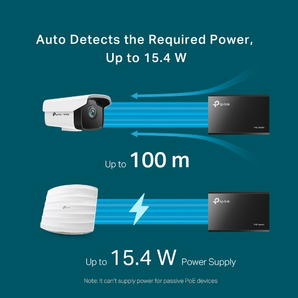 TP-LINK Omada TL-POE150S IEEE 802.3af PoE (Power over Ethernet) Enjektör / Adaptör ikinci görünüm