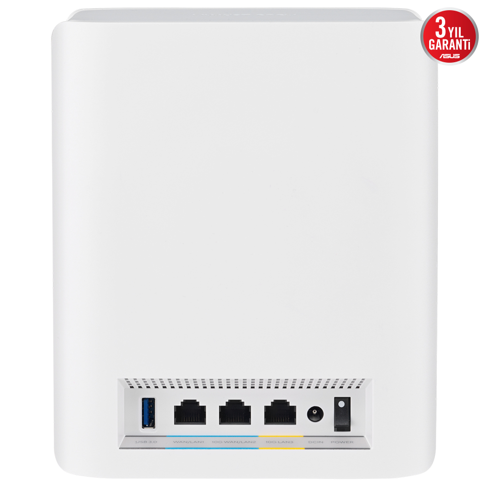 ASUSZENWIFI7 BT10 (W-3-PK) WIFI7 BE18000 Üç Bant Mesh Router 3-set ikinci görünüm