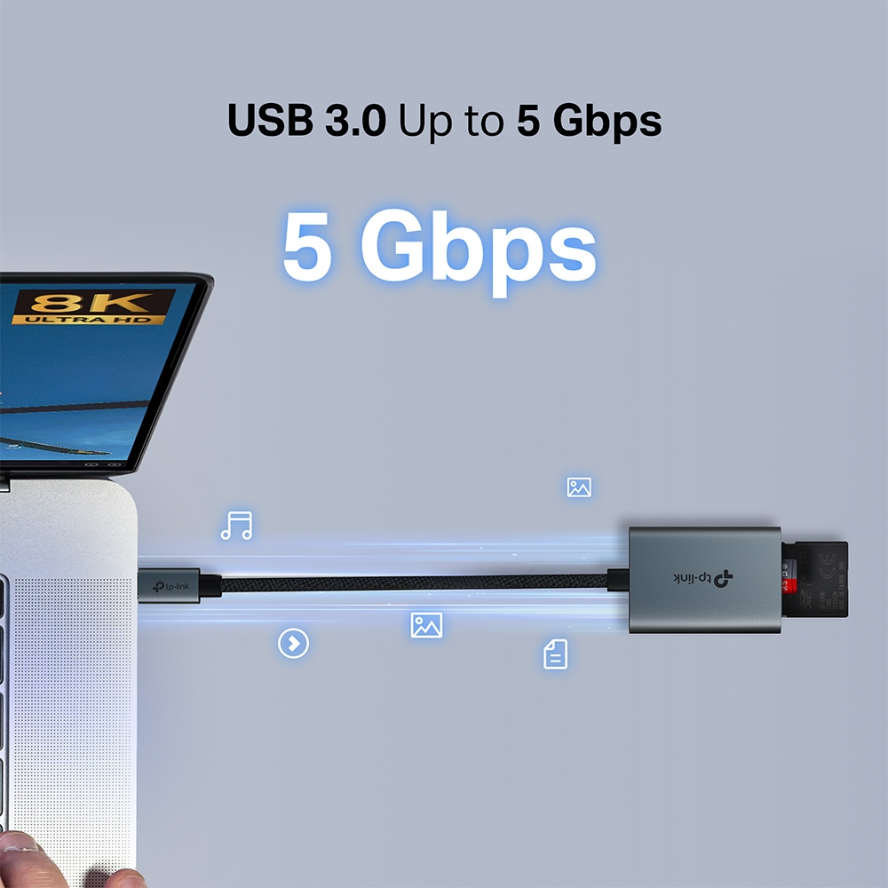 TP-LINK UA440C USB Type-C Çoklu Kart Okuyucu Adaptör