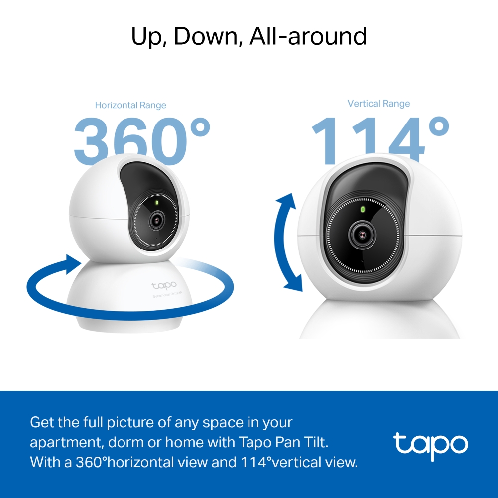 TP-LINK 3MP Tapo C230 WiFi Pan/Tilt Akıllı Güvenlik Kamerası
