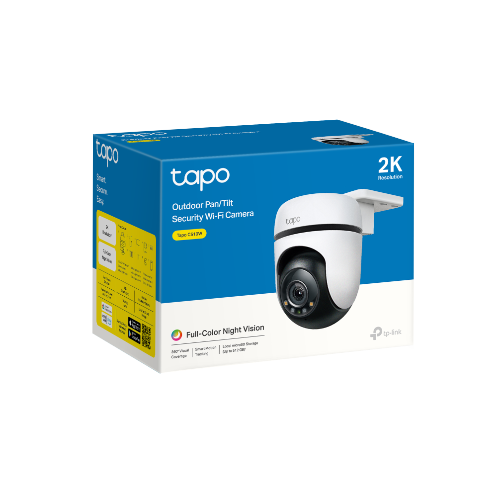 TP-LINK 3MP PTZ Speed Dome Pan-Tilt IP Kamera Tapo C510W ikinci görünüm