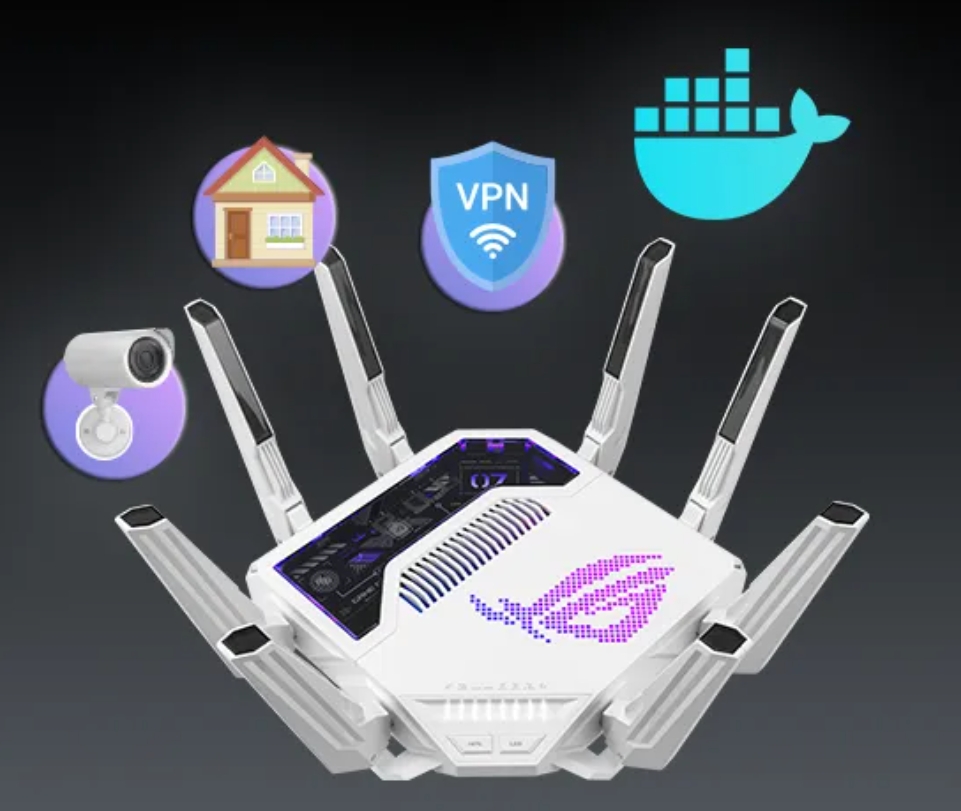 ASUS ROG RAPTURE WIFI7 GT-BE19000 AI Gaming Router