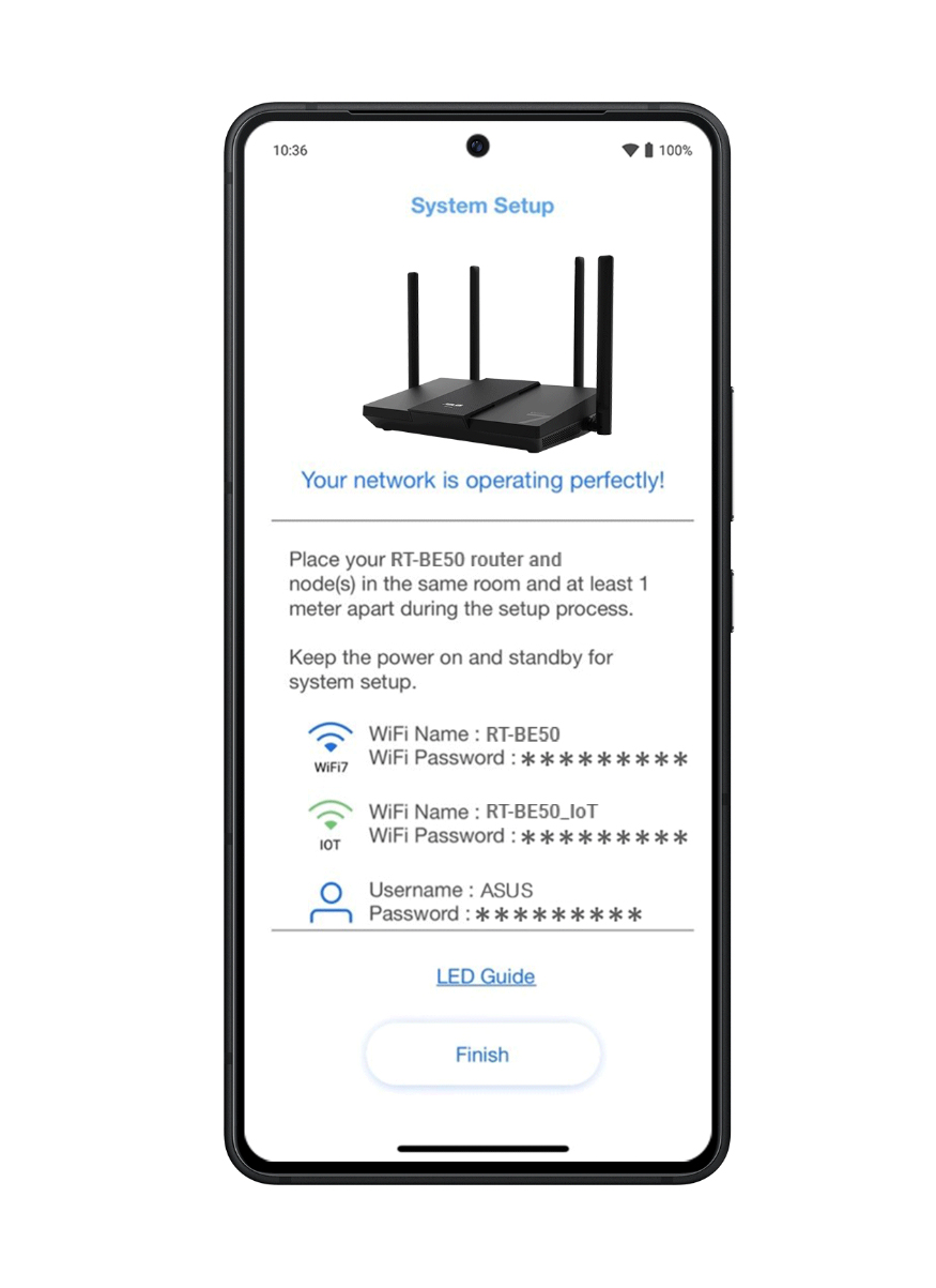 ASUS RT-BE50 WIFI7 Dual Band Router