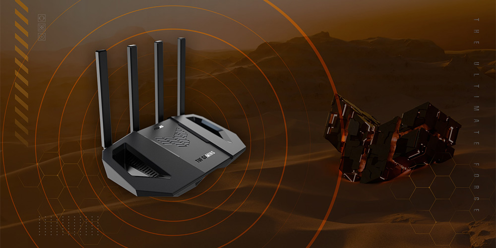 ASUS TUF GAMING WIFI7 BE3600 Gaming Router / 90IG0900-MO9C00