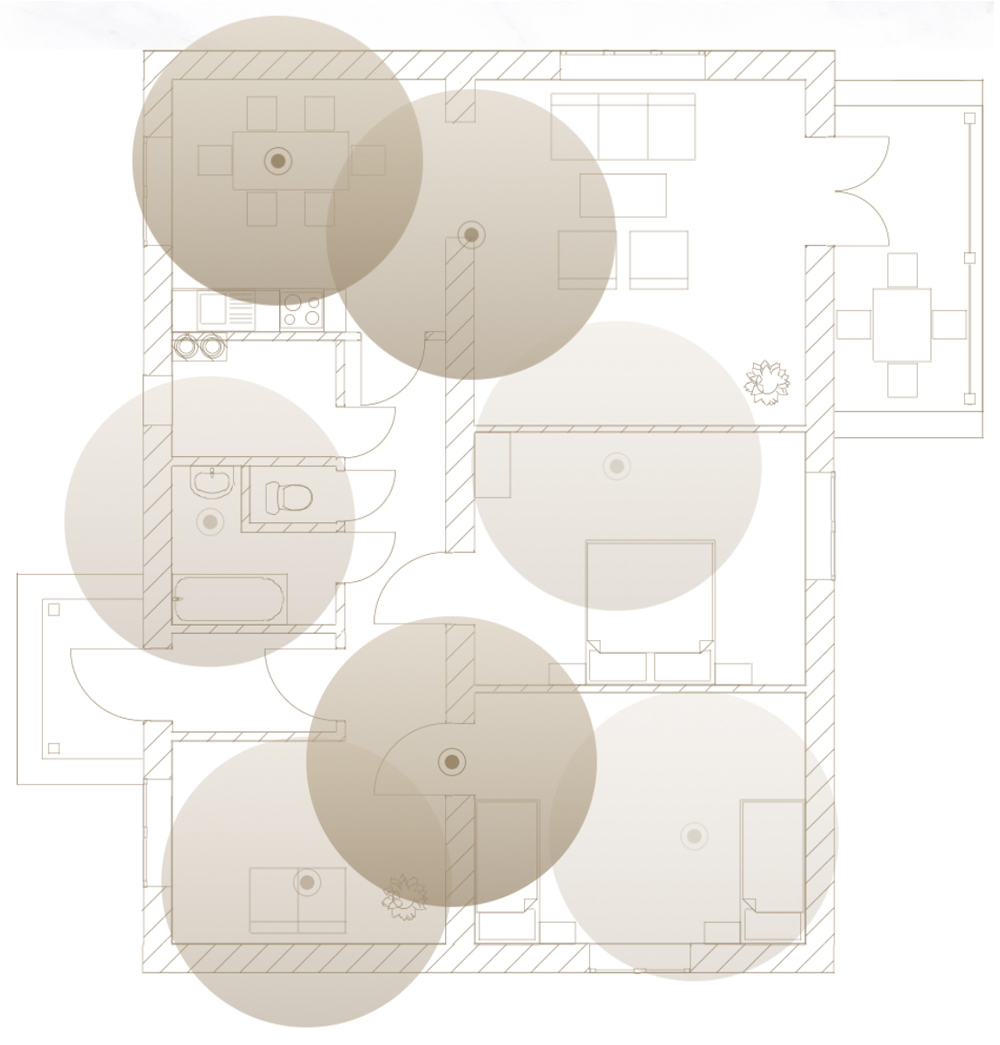 ASUS XD5 W-3 Wıfı6 AX3000 Dual Band Mesh Router Beyaz 3-lü set  / 90IG0750-MO3B20