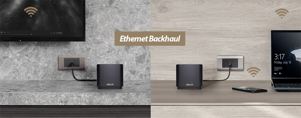 ASUS XD5 W-3 Wıfı6 AX3000 Dual Band Mesh Router Beyaz 3-lü set  / 90IG0750-MO3B20