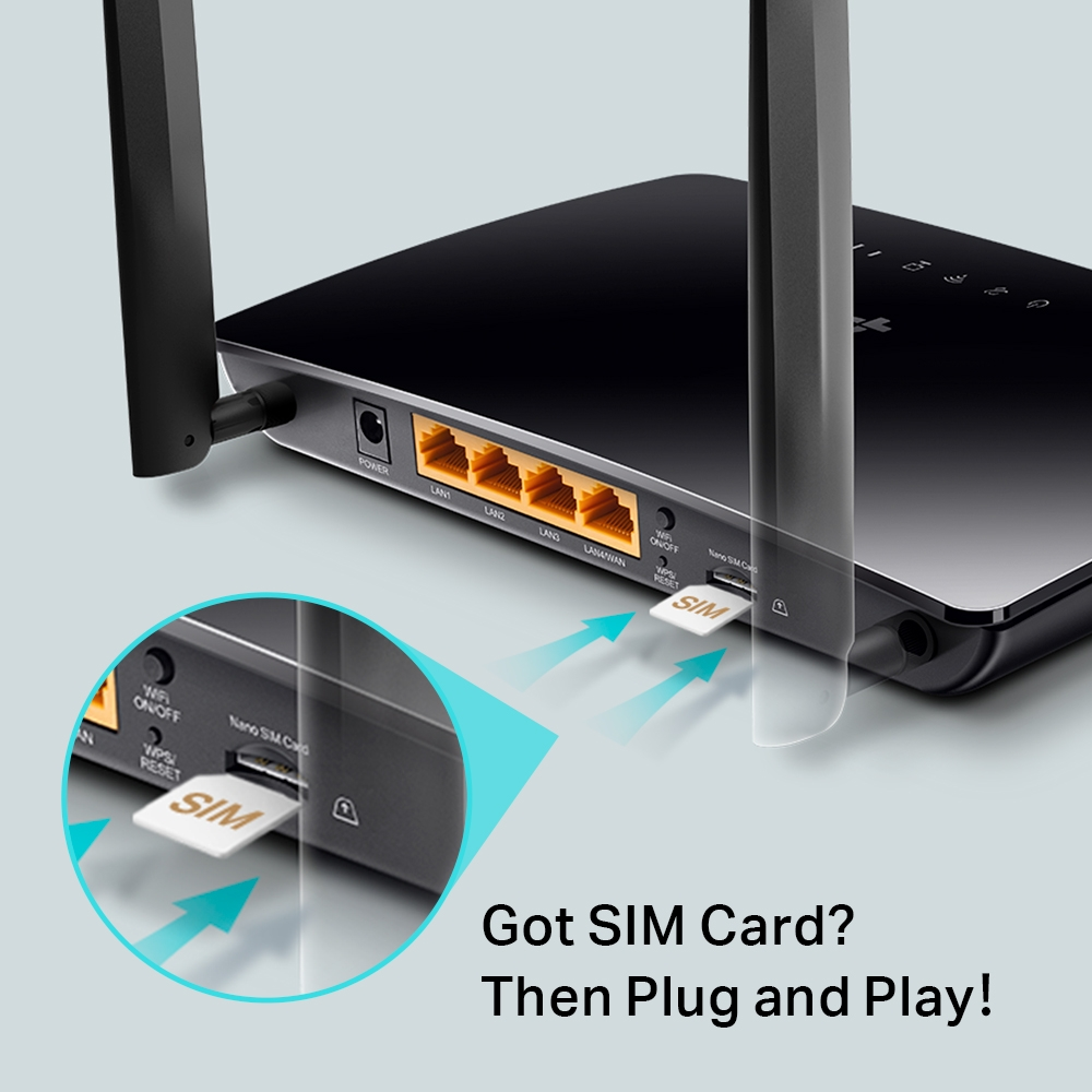TP-LINK Archer MR400 Dual Band 4G LTE Modem Router