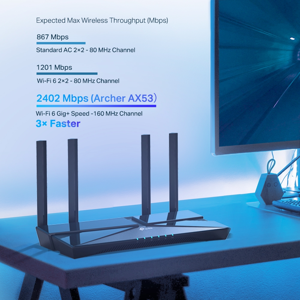 TP-LINK Archer AX53 WIFI6 AX3000 Dual Band Router ikinci görünüm