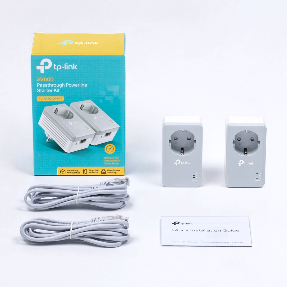 TP-LINK TL-PA4010P KIT AV600 Soketli Passthrough Powerline Başlangıç Kiti ikinci görünüm