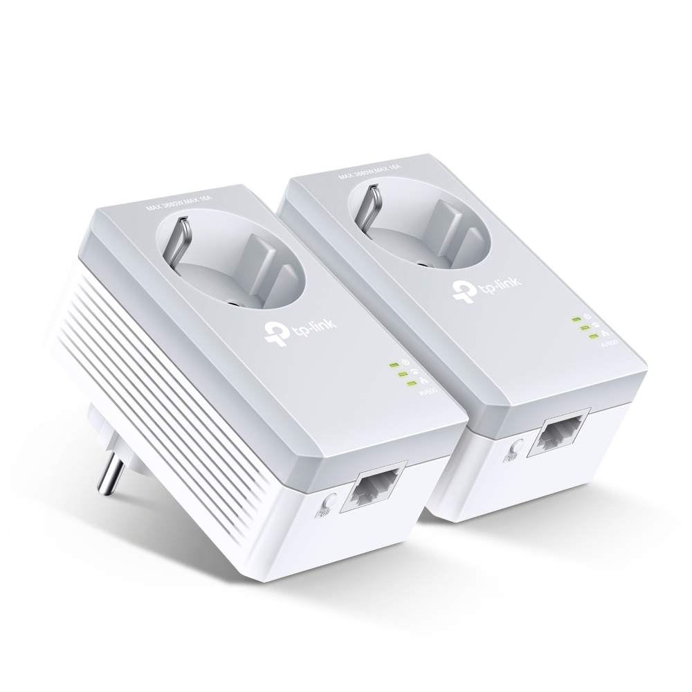 TP-LINK TL-PA4010P KIT AV600 Soketli Passthrough Powerline Başlangıç Kiti