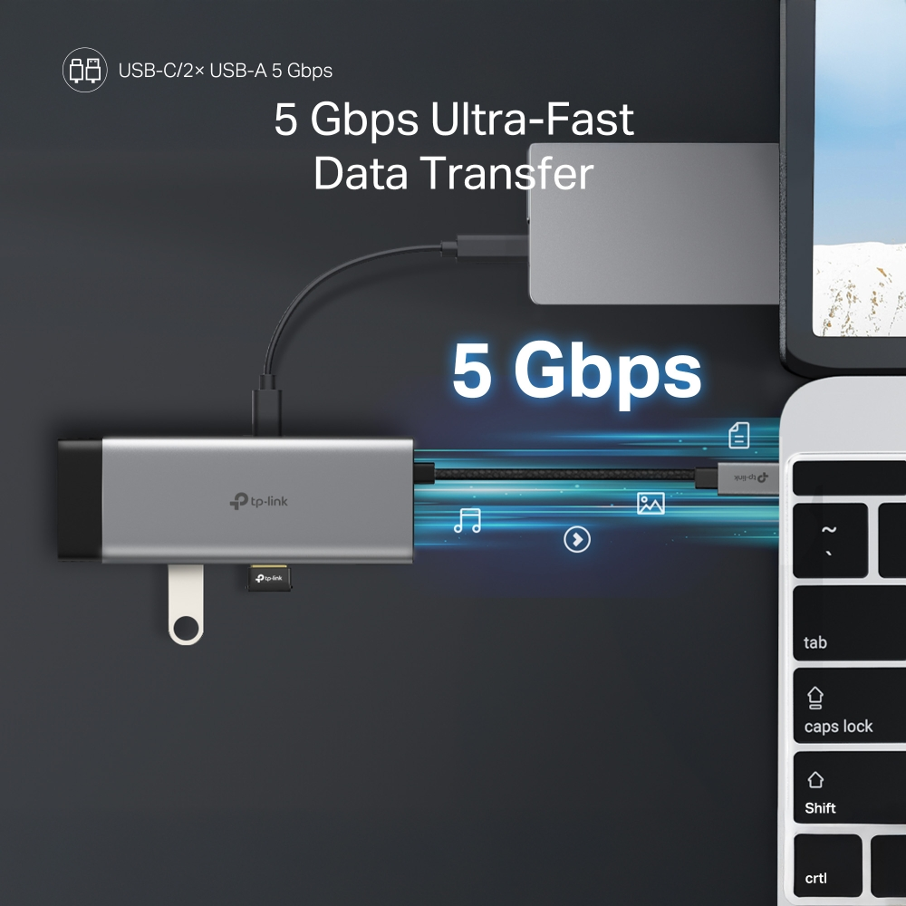 TP-LINK 7port UH7020C USB Type-C Çoklayıcı Hub