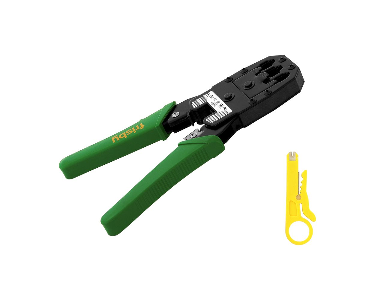 FRISBY FNW-55N RJ45 / RJ11 / RJ12 Sıkıştırma Pensesi (Metal Network & Telefon Konnektör Pensesi) ikinci görünüm