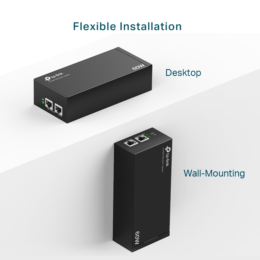 TP-LINK TL-POE170S Gigabit PoE++ 60W Enjektör ikinci görünüm