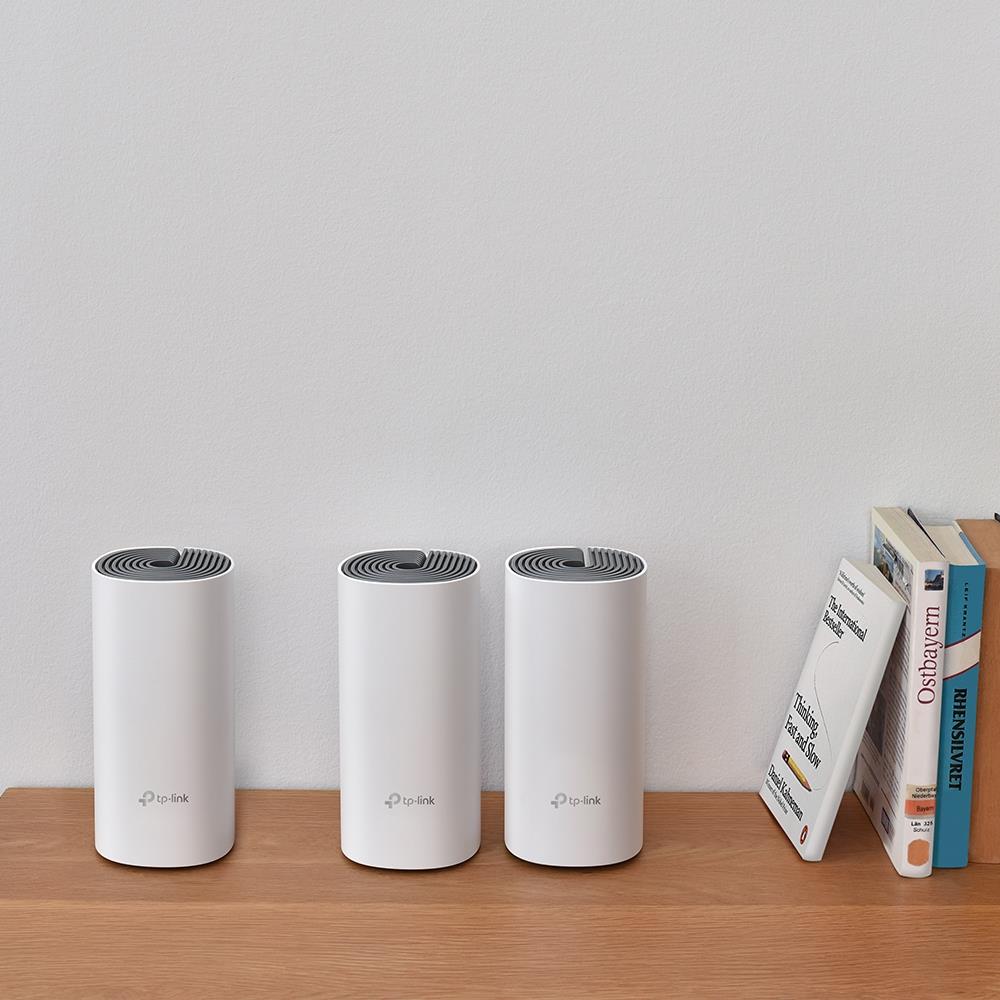 TP-LINK DECO E4-3P WIFI5 AC1200 Dual Band Mesh Router 3-lü set