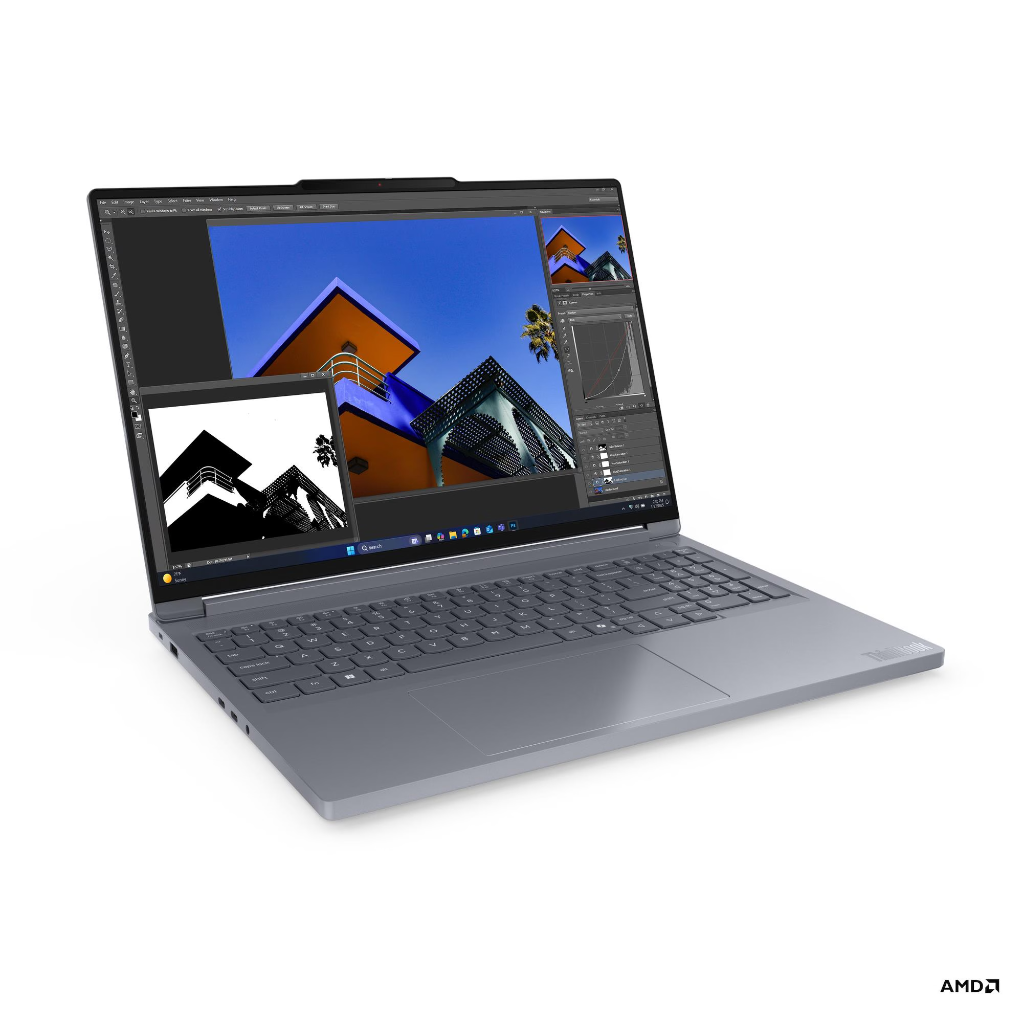 LENOVO 16" WQXGA RYZEN 9 8940HX-32GB DDR5 RAM-1TB NVME-8GB RTX5060-FDOS NOTEBOOK / ThinkBook 16p G6 21U00013TX