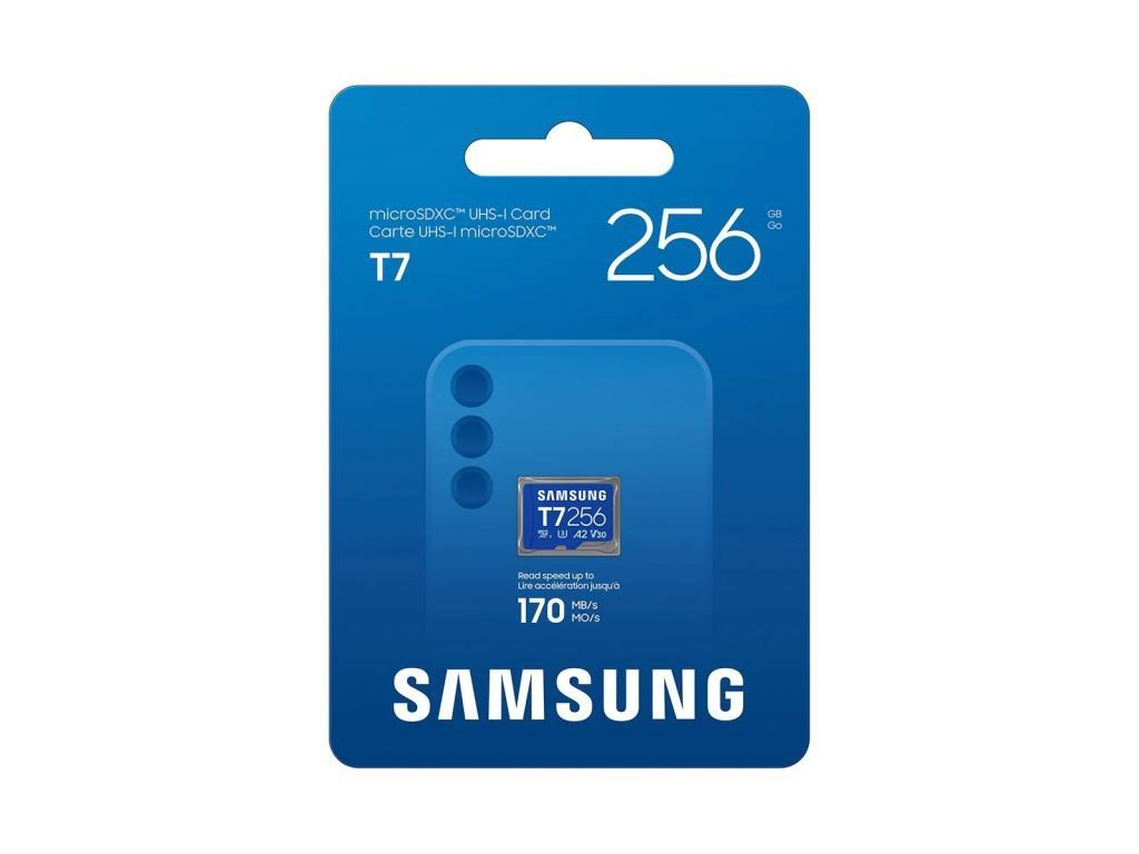 SAMSUNG 256GB PRO Plus T7 MB-MB256T/WW MicroSDXC Hafıza Kartı (Adaptörlü)