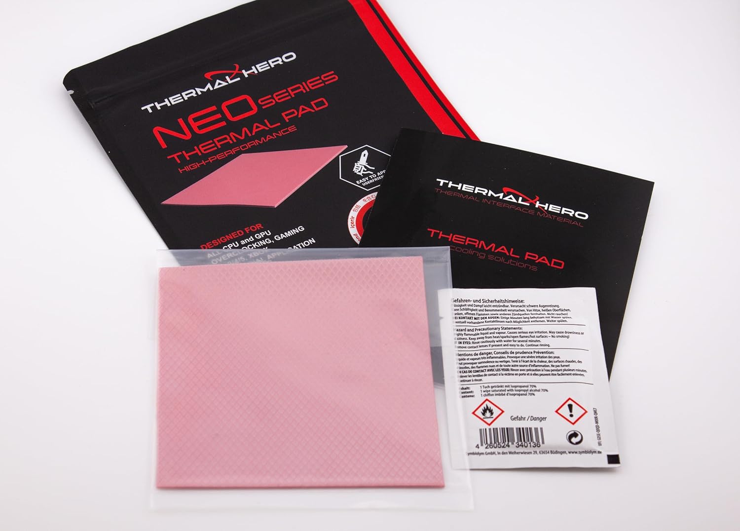 Thermal Hero NEO 100x100x1.5mm Yüksek Performanslı Termal Ped TH-412115OC-INT