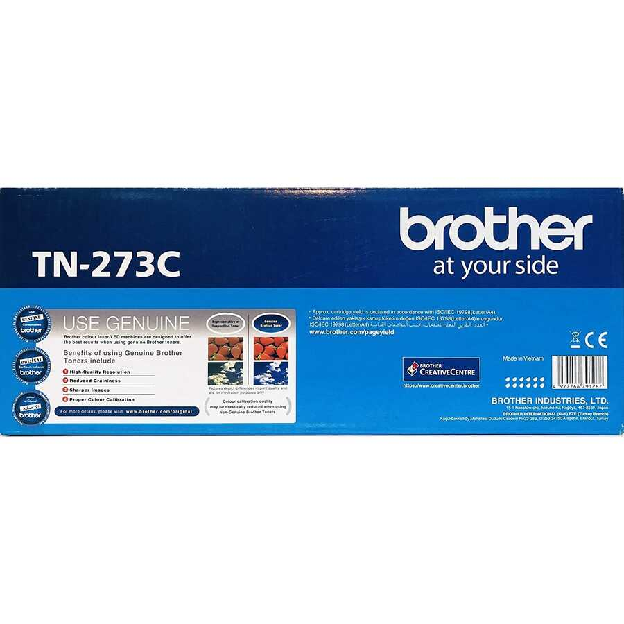 BROTHER TN-273C Mavi (Cyan) Toner Kartuşu (1.300 Sayfa) ikinci görünüm
