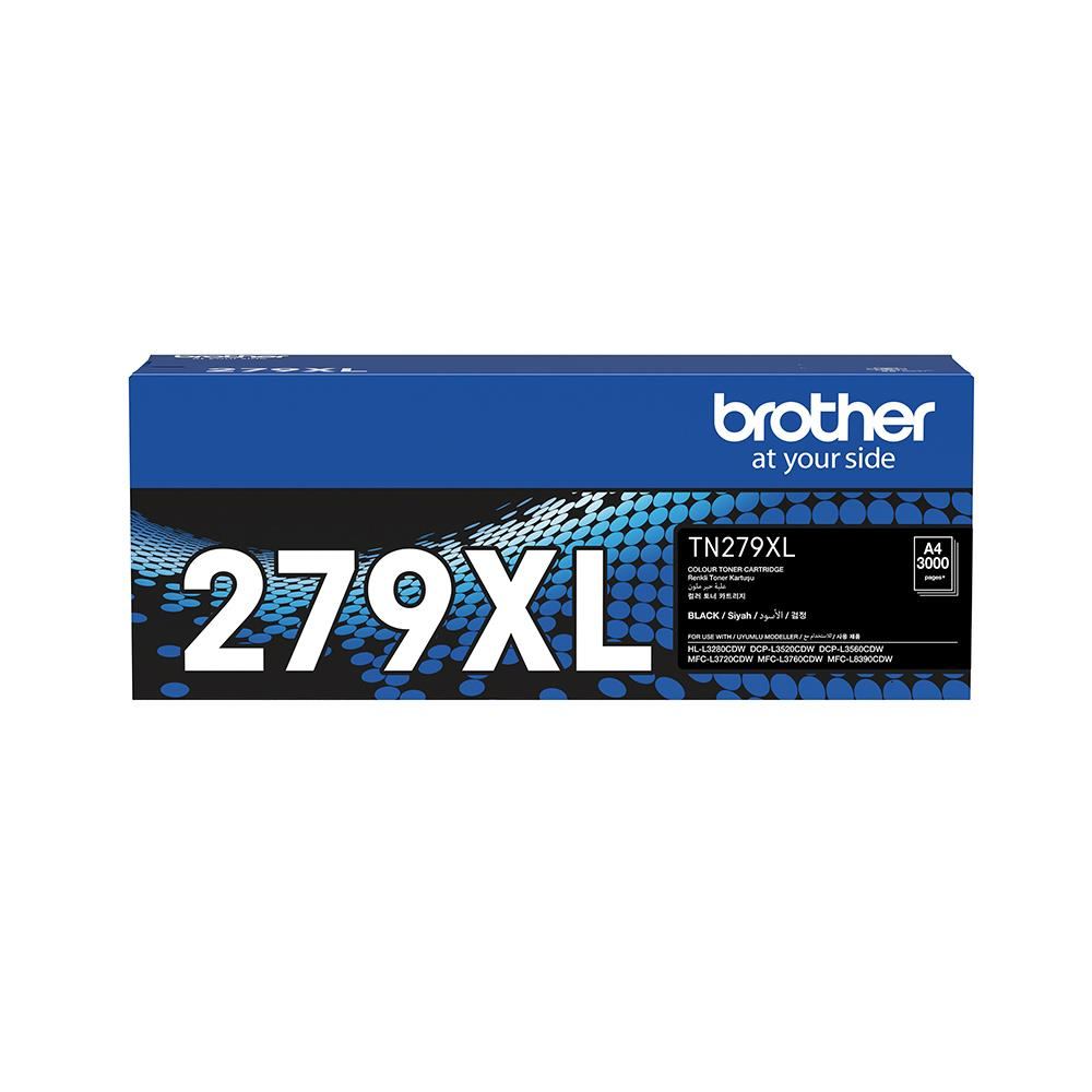 BROTHER TN-279XLBK Siyah (Black) Yüksek Kapasiteli Toner Kartuşu (3.000 Sayfa)