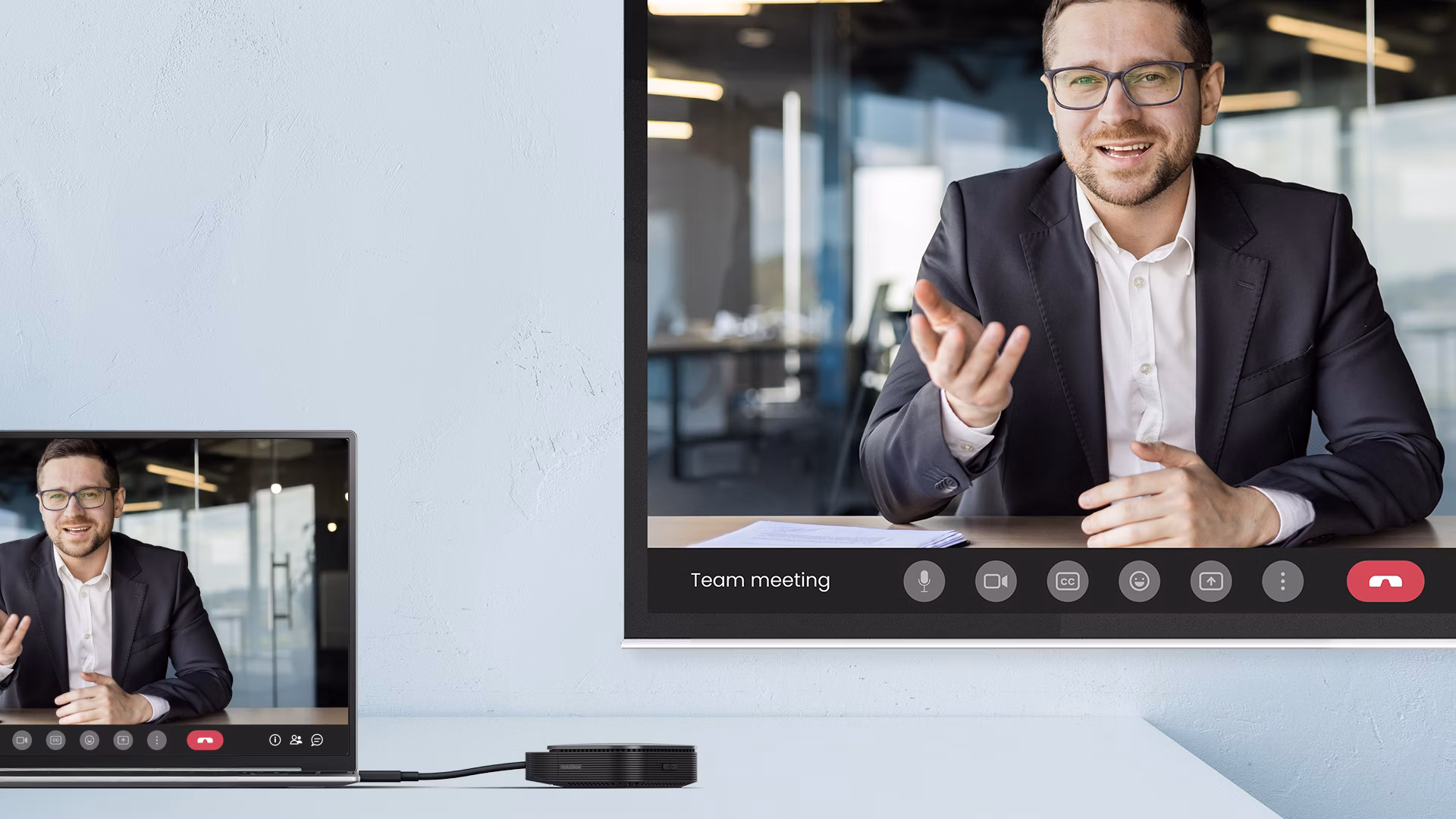BENQ VS25 4K Ultra HD Type-C & HDMI Tak-Çalıştır (Plug-Play) Kablosuz WiFi Görüntü ve Ses Aktarım Sunum Cihazı