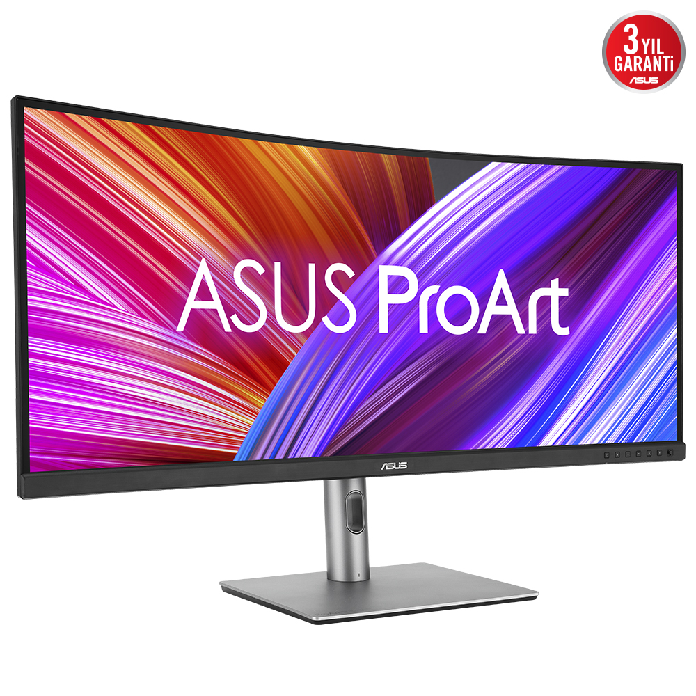 ASUS 34"  IPS PROART PA34VCNV 5MS 60HZ HDMI-DP TYPEC RJ45 kavisli Grafik Çizim Monitörü 3440x1440 / 90LM04A0-B02370