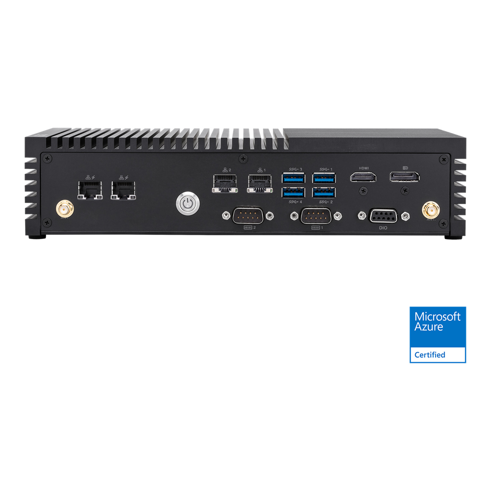 ASUS Intel Atom x5-E3940, 4GB DDR3L RAM, 128GB SSD, 6x COM Portu Çift LAN, HDMI/DP PE200S Fanless (Fansız) Endüstriyel Mini PC ikinci görünüm