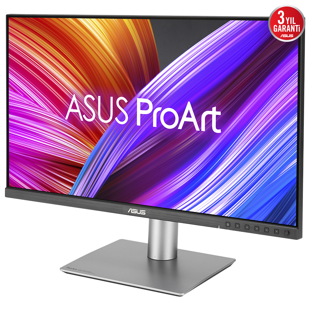ASUS 23.8" IPS PROART PA24ACRV 5MS 75HZ HDMI-DP TYPEC Multimedya Pivot Grafik Tasarım Monitörü 2560x1440 / 90LM08Y0-B01M70