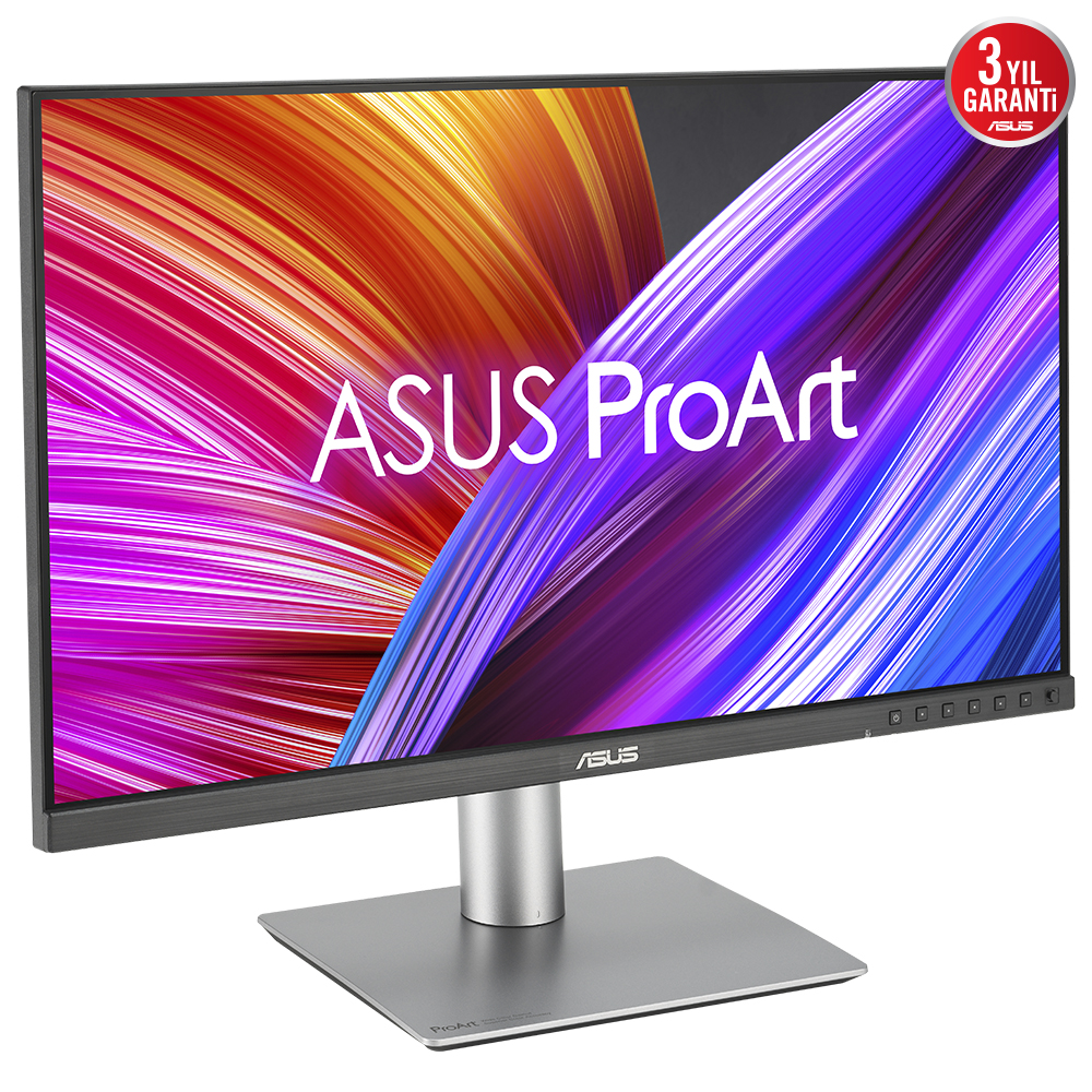 ASUS 23.8" IPS PROART PA24ACRV 5MS 75HZ HDMI-DP TYPEC Multimedya Pivot Grafik Tasarım Monitörü 2560x1440 / 90LM08Y0-B01M70