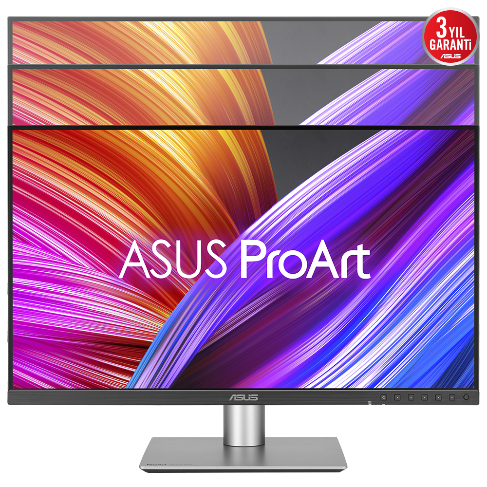 ASUS 23.8" IPS PROART PA24ACRV 5MS 75HZ HDMI-DP TYPEC Multimedya Pivot Grafik Tasarım Monitörü 2560x1440 / 90LM08Y0-B01M70