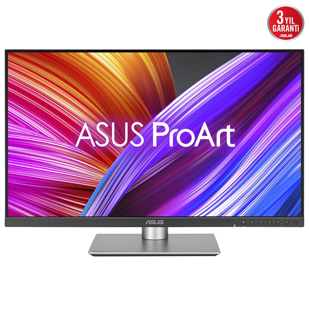 ASUS 23.8" IPS PROART PA24ACRV 5MS 75HZ HDMI-DP TYPEC Multimedya Pivot Grafik Tasarım Monitörü 2560x1440 / 90LM08Y0-B01M70