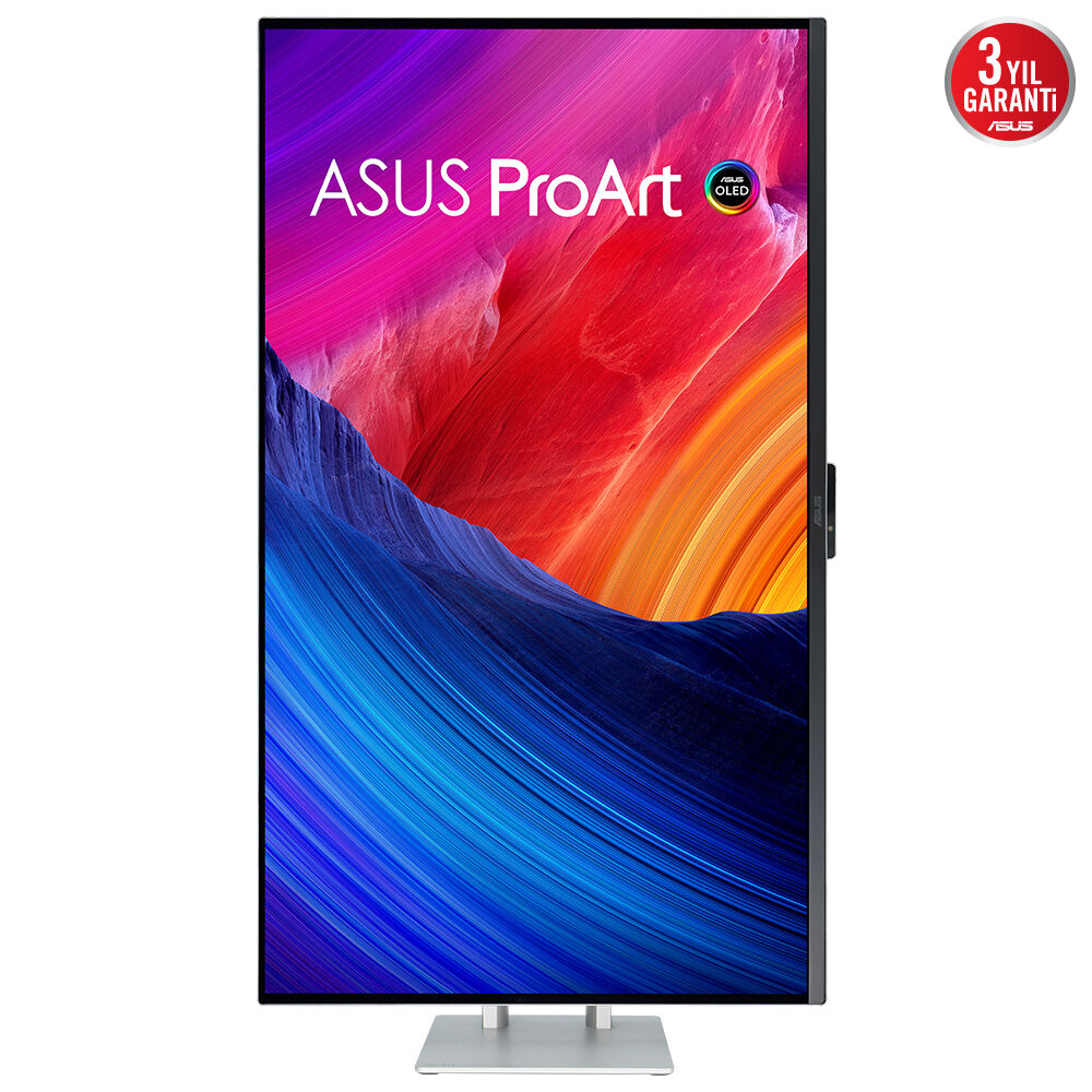 ASUS 31.5" OLED PROART PA32UCDM 0.1MS 240HZ HDMI-DP Thunderbolt Grafik tasarım Monitörü 3840x2160 / 90LM03HE-B01K70