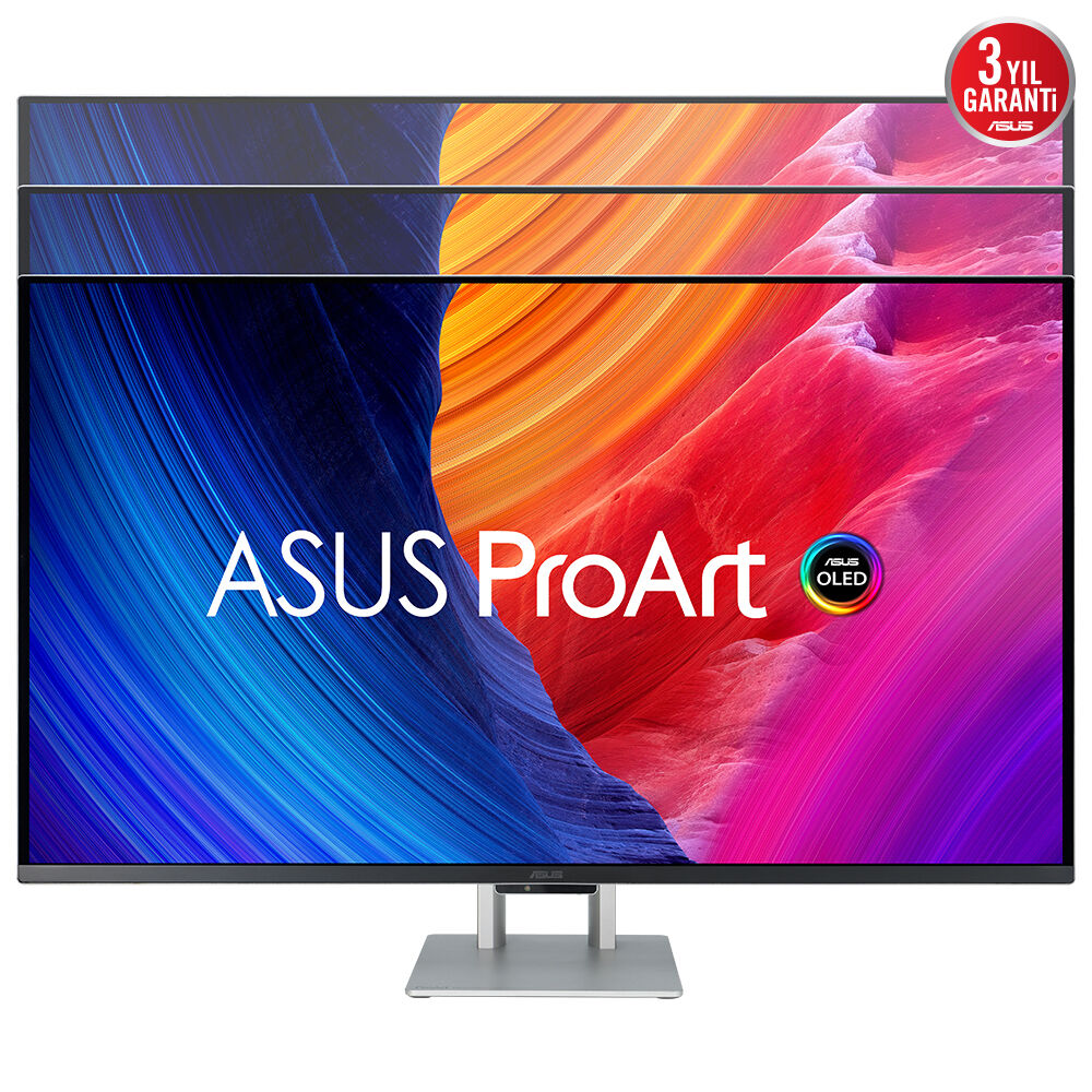 ASUS 31.5" OLED PROART PA32UCDM 0.1MS 240HZ HDMI-DP Thunderbolt Grafik tasarım Monitörü 3840x2160 / 90LM03HE-B01K70