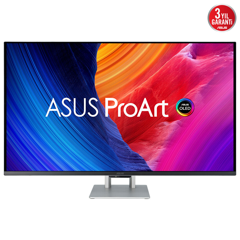 ASUS 31.5" OLED PROART PA32UCDM 0.1MS 240HZ HDMI-DP Thunderbolt Grafik tasarım Monitörü 3840x2160 / 90LM03HE-B01K70