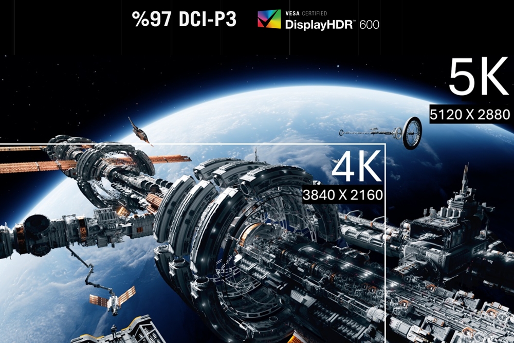 ASUS 27" FAST IPS ROG STRIX 5K XG27JCG 0.3MS DUAL 180-330HZ HDMI-DP TYPEC Gaming Monitör 5120x2880  / 90LM0CE0-B01371