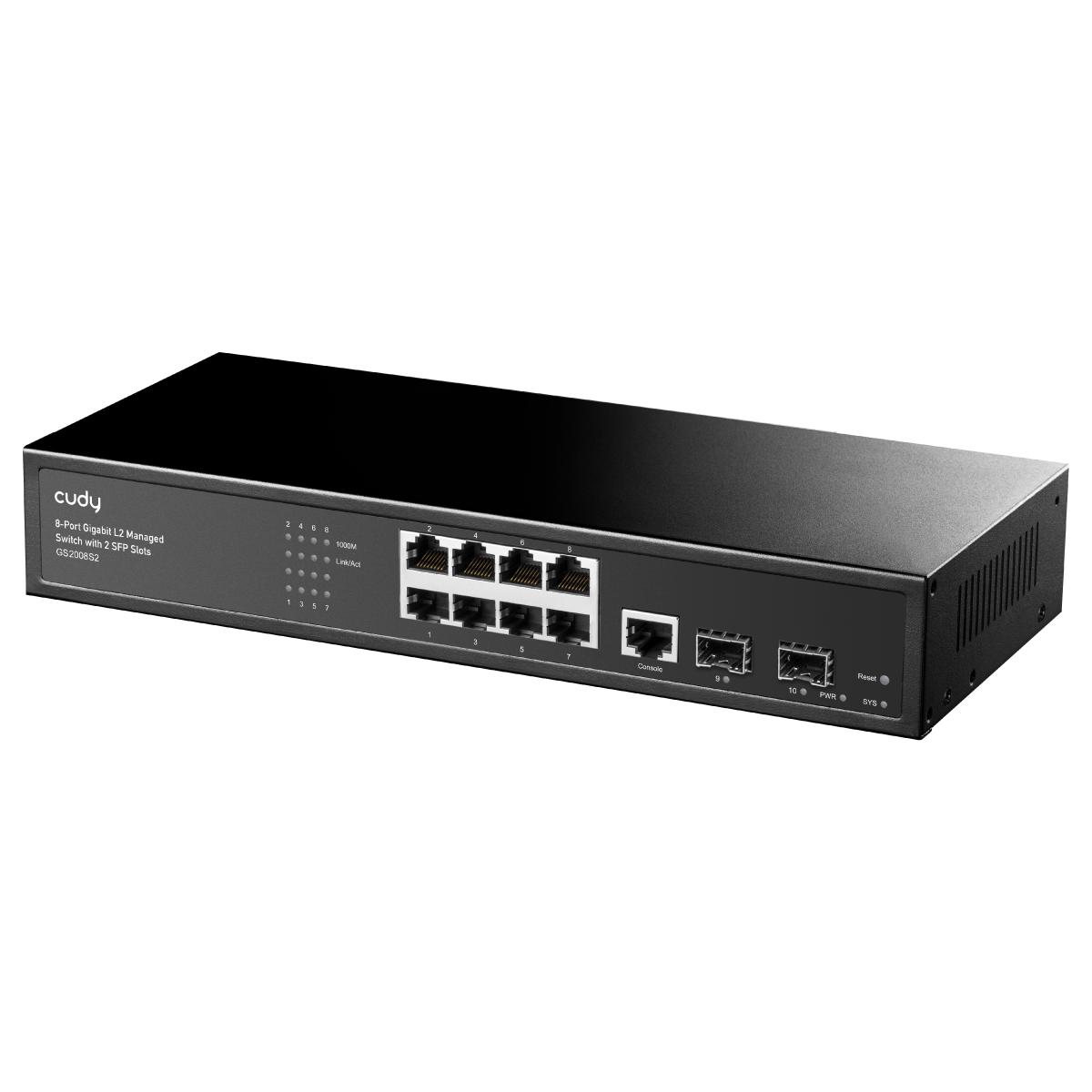 CUDY 8port Gigabit Yönetilebilir Switch GS2008S2 ikinci görünüm
