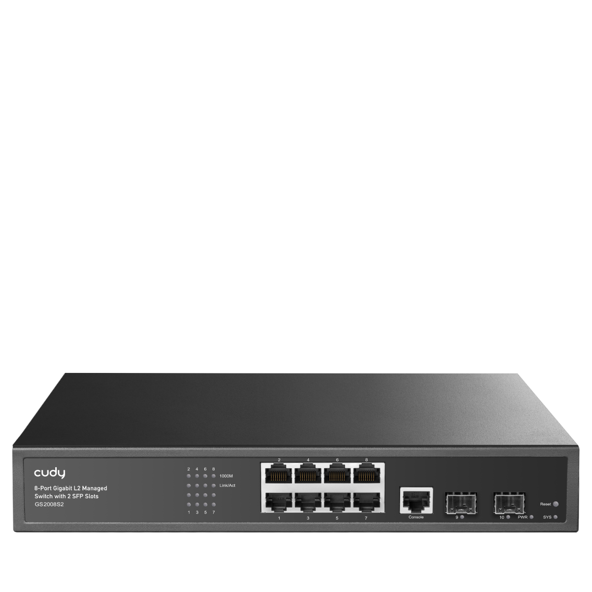 CUDY 8port Gigabit Yönetilebilir Switch GS2008S2