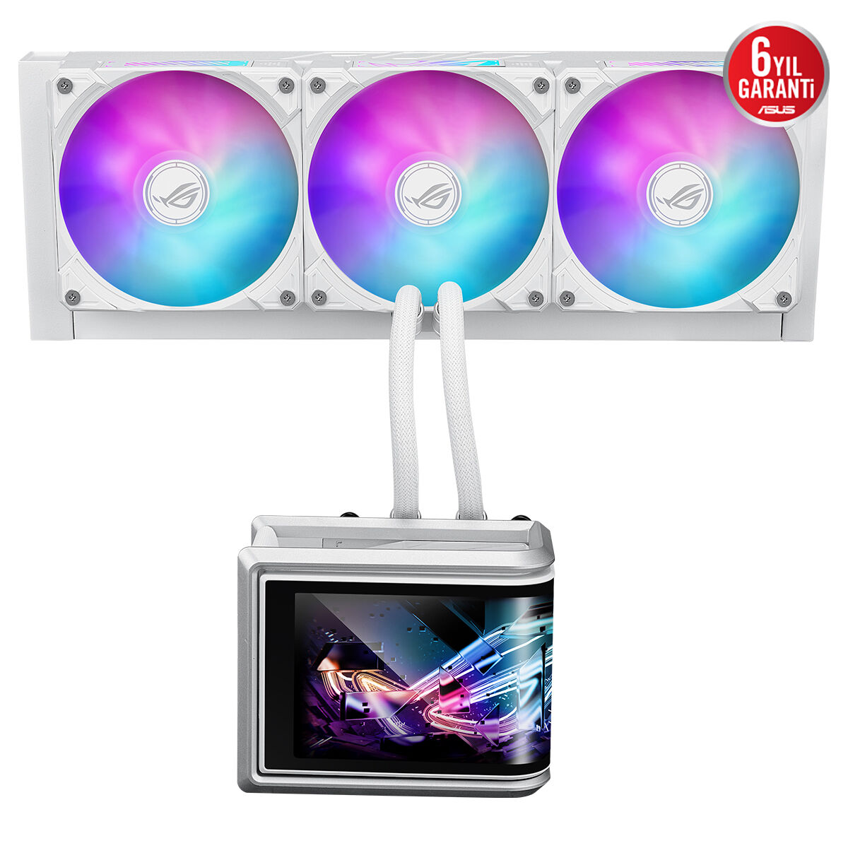 ASUS 360MM ROG RYUO IV SLC 360 ARGB WHITE AM5-1851p Sıvı Soğutmalı İşlemci Fanı /  90RC0152-B0EAY0