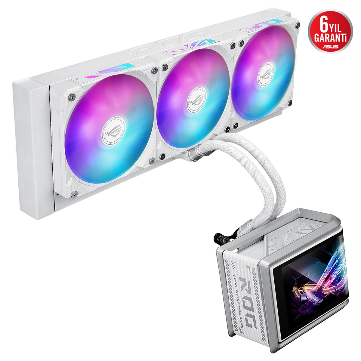 ASUS 360MM ROG RYUO IV SLC 360 ARGB WHITE AM5-1851p Sıvı Soğutmalı İşlemci Fanı /  90RC0152-B0EAY0