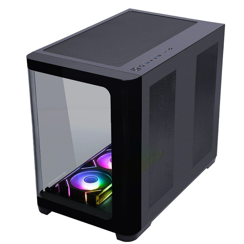 GAMEBOOSTER 850w 80+ BRONZE GB-G2852B-850W Gaming Mid-Tower PC Kasası Siyah 7-Fanlı ikinci görünüm