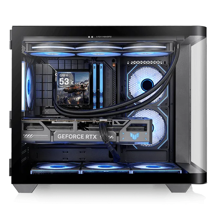 THERMALTAKE VISION 330 CA-11V-00M1WN-00 6-ARGB FANLI Gaming Mid-Tower PC Kasası