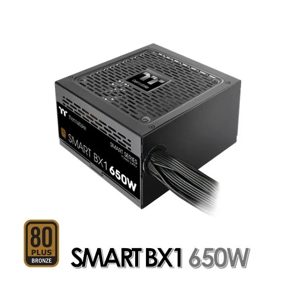 THERMALTAKE 650W 80+ BRONZE V290 TG CA-3Z7-65M1WE-00 3-ARGB FANLI Gaming Mid-Tower PC Kasası