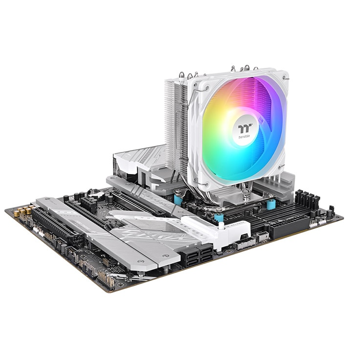 THERMALTAKE UX400 CL-P143-AL12SW-A ARGB AM5-1851p Hava Soğutmalı İşlemci Fanı Beyaz ikinci görünüm